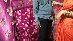 hey cute saree bhabhi you're getting playful with devar after that ice massage turns into rough fun...