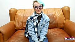 blue haired raven your shaved pussy gets fingered hard then fucked till you swallow my cum 😍💦