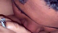 Young Stud Devours Pretty Milf's Juicy Pussy with Big Black Cock