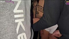 hubby films me banging over 20 guys then licks cum from my pussy at end