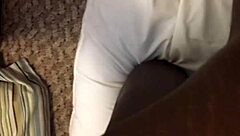 amateur black couple pounds doggystyle in close-up pov