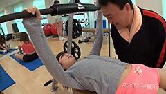 Time Fuck Bandit Stops Time in Gym for Big Tits Ass Pounding Part Two