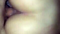 brunette shakes her huge round ass while sitting down slowly in closeup view from every angle perfectly captured on video