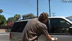 A milf gives her boyfriend a handjob and blowjob session