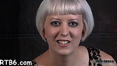 bound babe deepthroats cock then takes rough doggystyle! 🔒🍆