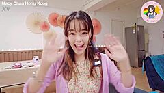 hong kong macy chan introduces naughty cantonese av soul sucking post cum blowjob