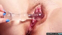 petite lizzie love teases closeup with toy before massive squirt orgasm