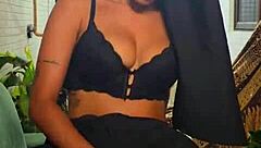 nun's tight pussy squirts from monster vibrator orgasm frenzy?