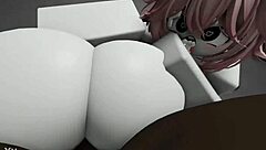 To BBC-underdanige slampene i intens interracial monsterkuk-trio