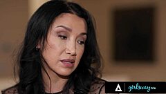 Kayley Gunner Craves Bestie's Pussy Lick Scissoring on Wedding Day Passionately