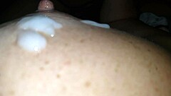 hot wife flashes big tits begs massive cumshot cuck licks slow motion