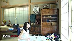 i crave naughty japanese ayumu ishihara's rough holiday party blowjob on my cock