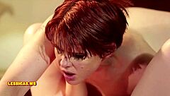 Wild Redhead Roommates Indulge in Steamy Lesbian Dorm Play