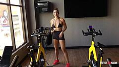 curvy ebony babe bent over post-workout, takes black cock doggystyle craving cum 💦🏋️