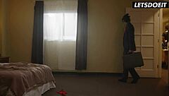 naughty maid kira noir's juicy pussy pounded by homeowner's big dick!