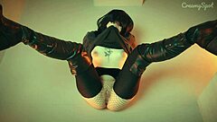 shy hikikomori bound to fuckmachine takes rough anal creampie pussy dripping cum