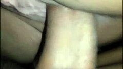 Horny black couple pounds vagina closeup in raw POV