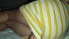 Hey stepsis, climb on my bed and let me finger your wet pussy up close!