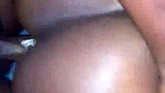 ebony wet creamy pussy pounded deep doggystyle bent over