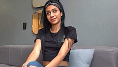 chubby latina coed slut debuts rough with agent's huge cock pounding