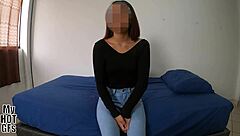 curvy latina teen begs for cock in wet pussy casting pov closeup