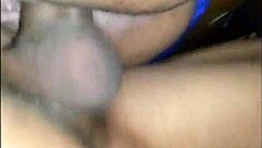 Horny black couple pounds vagina closeup in raw POV