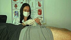 paciente erection face nurse hospital workout patient foreplay brown eyes moaning