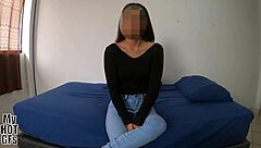 curvy latina teen begs for cock in wet pussy casting pov closeup