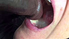 best bbw granny swallows huge creampies black cock closeup