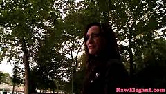 hey classy euro babe with piercing takes that monster bbc deep in her tight ass doggystyle