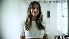 Evil Brunette Steals Stepsis Lesbian Teen GF!