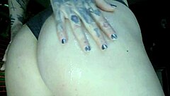 big oiled butt massage with sexy glitters ✨🍑