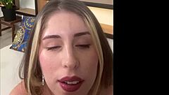 Heidy Pino's blonde webcam show explodes pt2