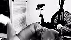 My creeper workout shakes this juicy ass