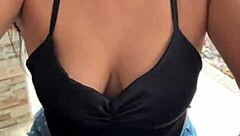 Puta Colombiana Deepthroats Big Cock Bent Over Public