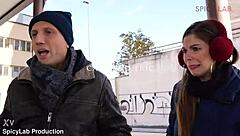 Belgian tourist dives into anal DAP with sinful Alice Maze