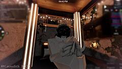 ready for doggystyle creampie after gaming with this bent-over demon girl?