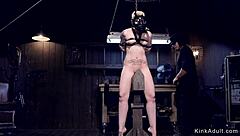 you like watching this blonde get caned bent over in tight bondage?