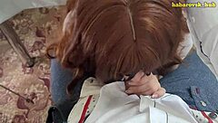 imagine this young college student gulping down hot cum after deepthroat