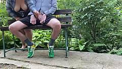 ever wonder what happens when a saggy-titted mature cougar flashes her fat ass outdoors and milks you dry?