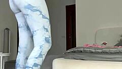 adrianna savus dirty yoga workout make you wanna fuck her big tits ass?