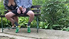 ever wonder what happens when a saggy-titted mature cougar flashes her fat ass outdoors and milks you dry?