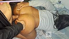 morena's huge ass shakes as colombian cock fills her outdoors