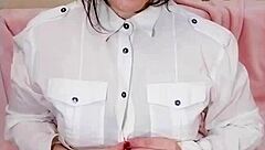 hey cum right in my mouth while i play with my wet shaved pussy lammy pixel blowjob handjob fun