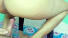 WOW perfect body teen Rides Boyfriend's COCK For Creampie PUSSY Fill