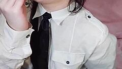 hey cum right in my mouth while i play with my wet shaved pussy lammy pixel blowjob handjob fun