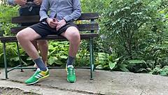 ever wonder what happens when a saggy-titted mature cougar flashes her fat ass outdoors and milks you dry?