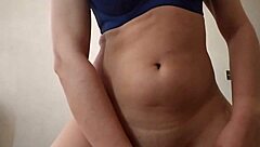 this hot babe climbs on and rides my thick cock cowgirl style for creampie