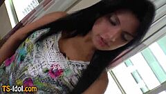 Feel this feisty shemales bareback anal pounding guy to cumshot bliss