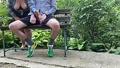 ever wonder what happens when a saggy-titted mature cougar flashes her fat ass outdoors and milks you dry?